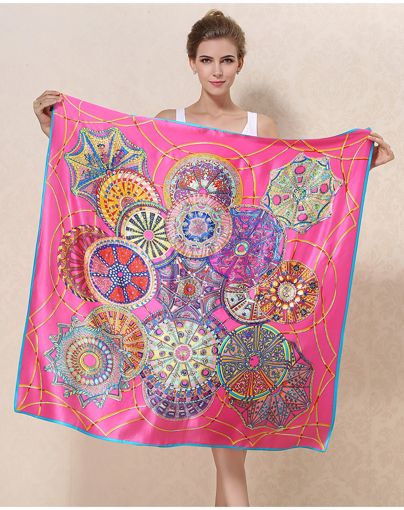Seres Top-Quality Silk Scarf with 100% Mulberry Silk,6 Different ...